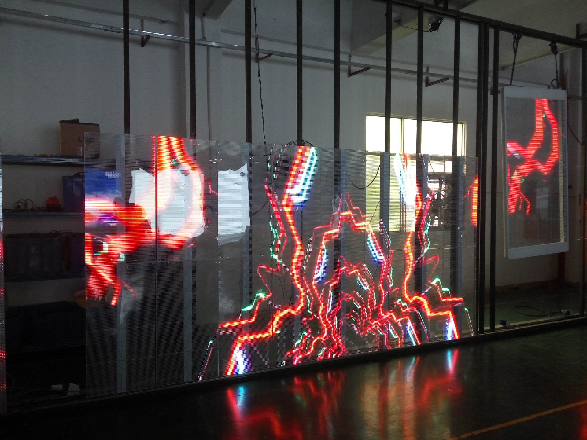 Transparent LED video wall rental Malaysia