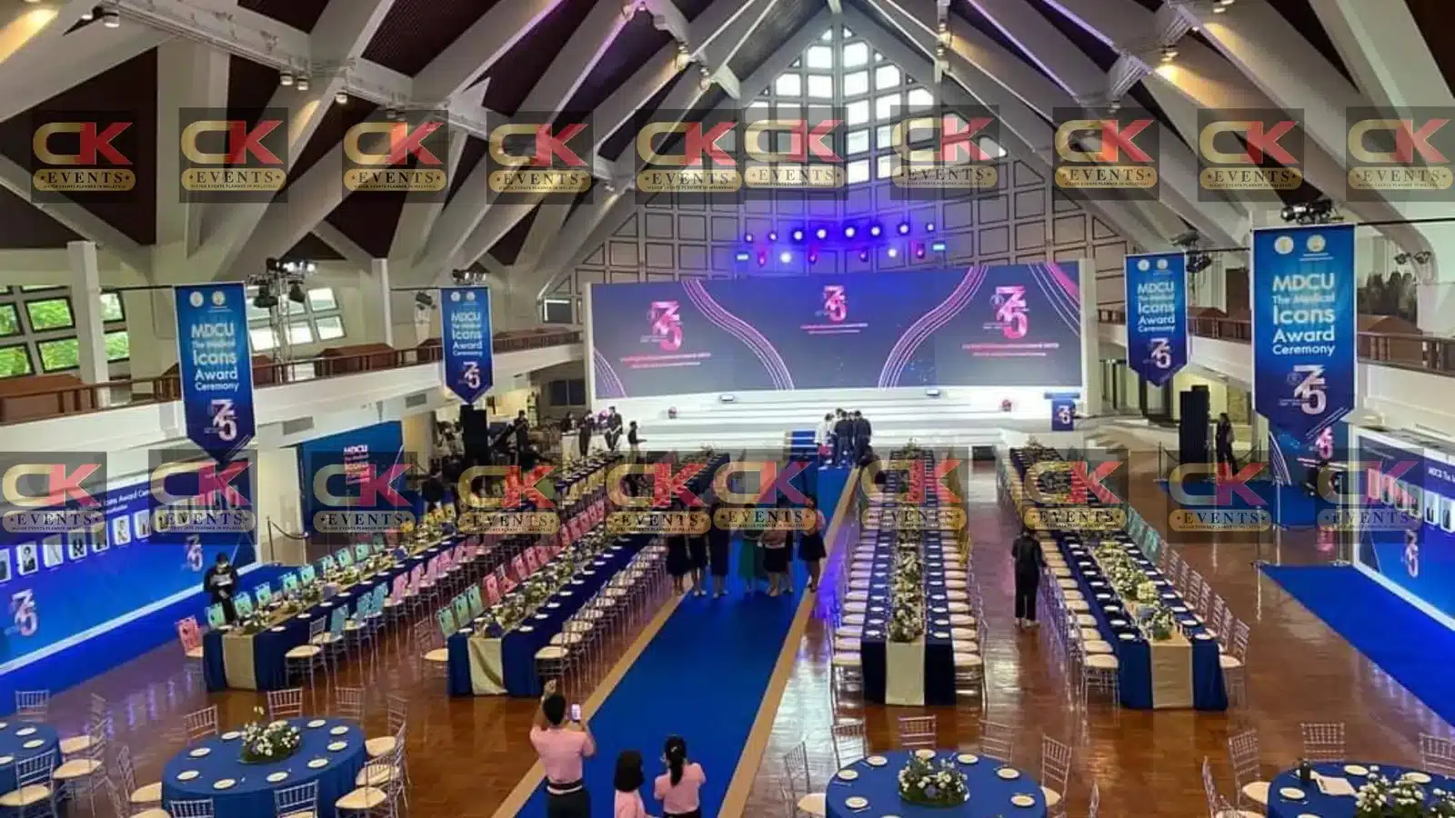 Klang Valley LED screen rental ballroom event setup