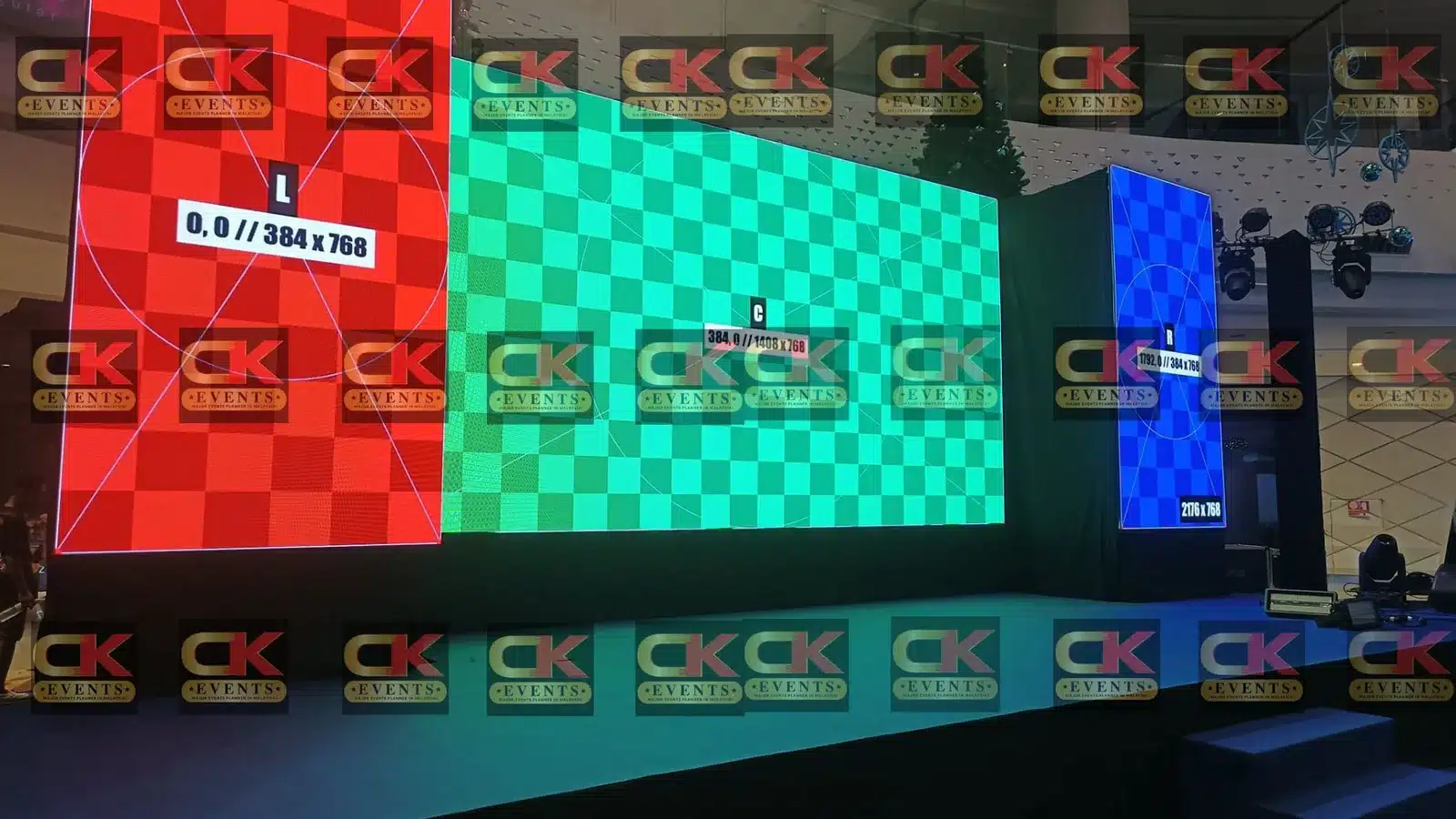 Indoor LED screen rental for Kuala Lumpur stage backdrop