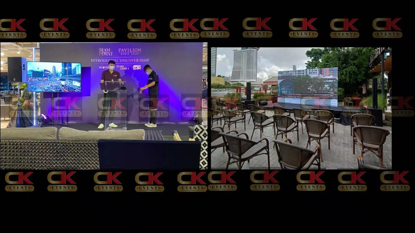 Kuala Lumpur outdoor mini launch LED screen setup